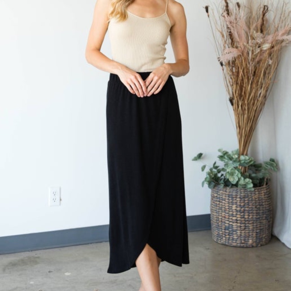 Black Maxi Skirt NEW